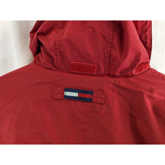 Tommy Hilfiger Red Front Pocket Jacket Polyester Fleece Lining Mens Size Large - Picture 9 of 16
